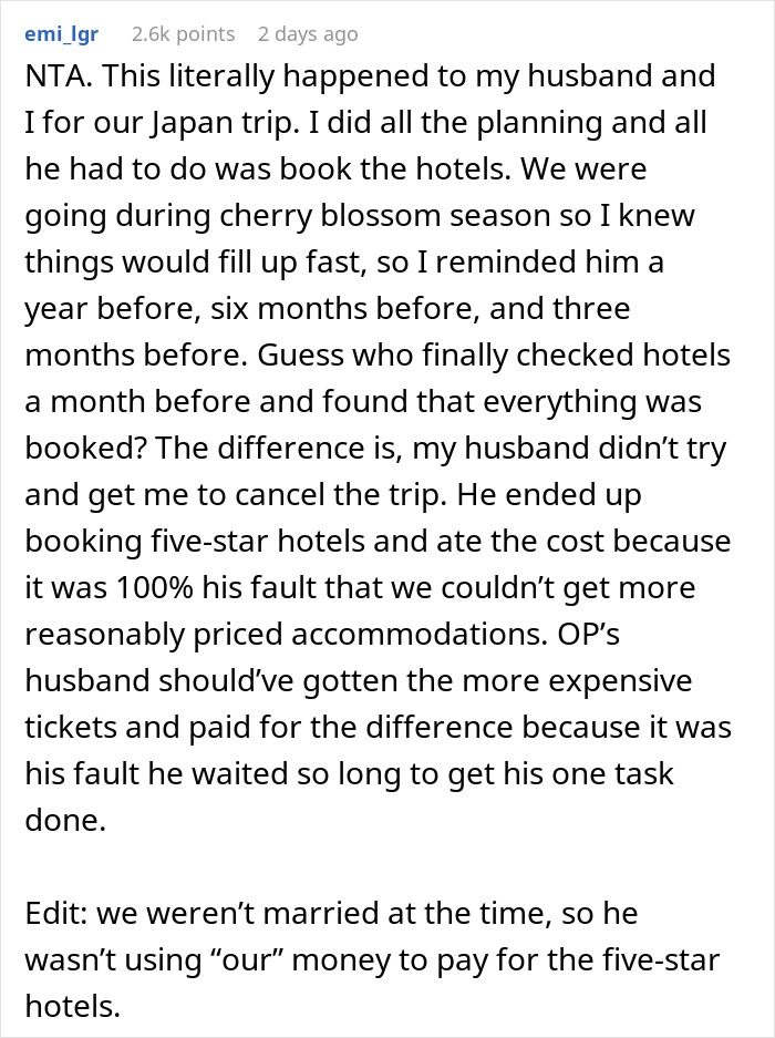 Guy Has One Job Before A Vacation With Wife, She Ditches Him When He Fails To Do It