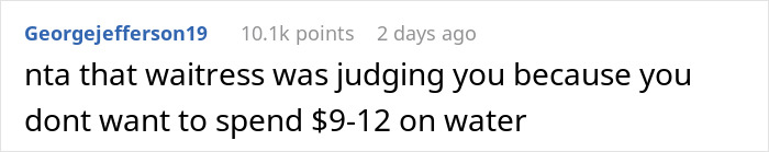 Server Keeps Repeating “It’s Very Hydrating” When Customer Asks For Tap Water Server Keeps Repeating “It’s Very Hydrating” When Customer Asks For Tap Water