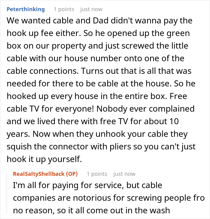 Person Maliciously Complies With Company Claiming They Don’t Have Cable Person Maliciously Complies With Company Claiming They Don’t Have Cable