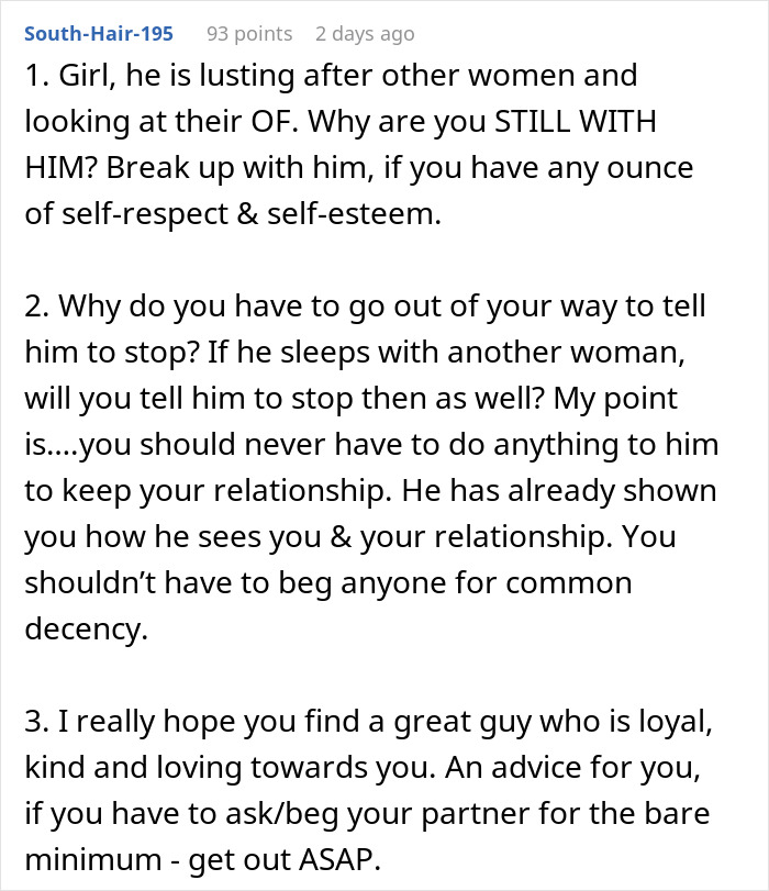 BF Brushed Off GF Feeling Uncomfortable With Him Liking Half-Naked Pics Online, So She Posted One