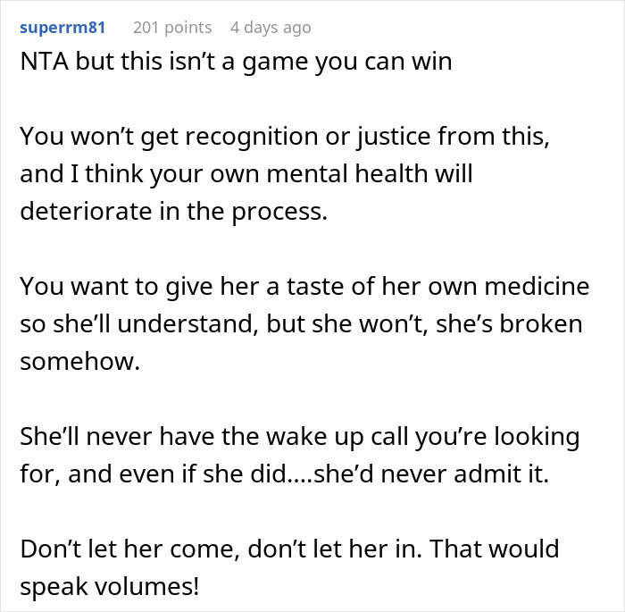 Woman Wants To Show Mom How Messed Up She Was With Her 'Food Rules' By Enforcing Them On Her