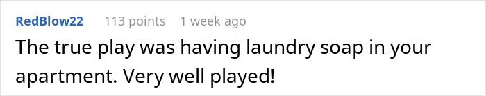 Tenant Makes Detergent Thieves Think Twice After Their Whole Load Turns Blue Tenant Makes Detergent Thieves Think Twice After Their Whole Load Turns Blue