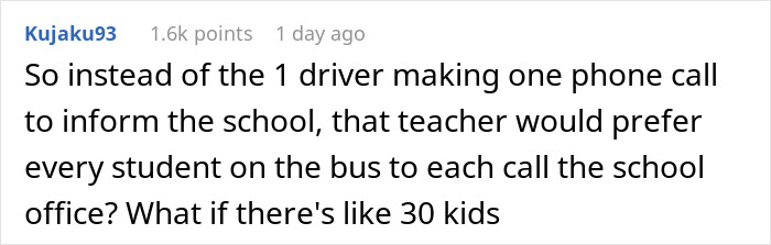 Student Mad Over 5 Days Of Detention After Their School Bus Is Late And They &ldquo;Fail&rdquo; To Report It