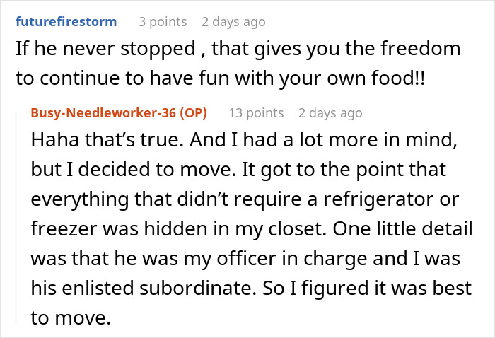 Guy Refuses To Stop Stealing Roommate's Food, Loses It When They Start 'Experimenting' With It Guy Refuses To Stop Stealing Roommate's Food, Loses It When They Start 'Experimenting' With It