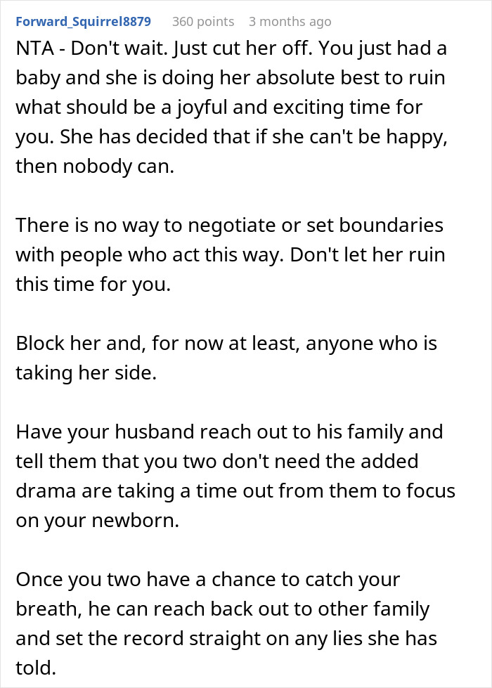 "Get Out": New Mom Kicks Out MIL After She Tries To Change Newborn’s Name, Family Turns On Her "Get Out": New Mom Kicks Out MIL After She Tries To Change Newborn’s Name, Family Turns On Her