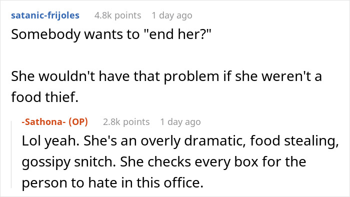 Woman Keeps Stealing Coworkers&rsquo; Lunches, Almost Dies After Coworker Plants Revenge