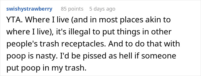 Woman Throws Dog Waste In Her Neighbors&rsquo; Bins And Doesn&rsquo;t See The Problem With It, BF Ends It