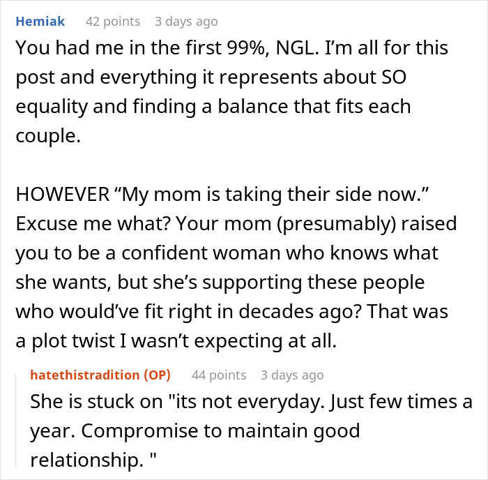 Woman Maliciously Complies With Her MIL And Chills With Men Instead Of Helping Out In The Kitchen