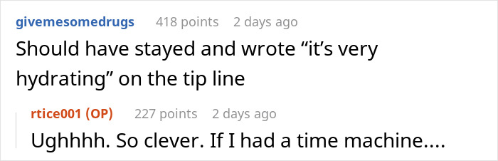 Server Keeps Repeating “It’s Very Hydrating” When Customer Asks For Tap Water Server Keeps Repeating “It’s Very Hydrating” When Customer Asks For Tap Water