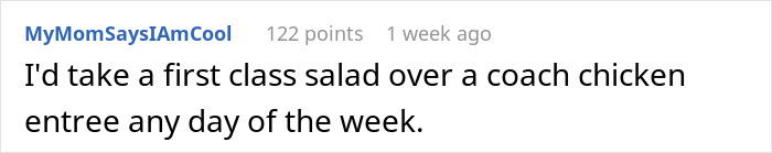 Flight Attendant Maliciously Complies With Fake Vegetarian’s Order, Makes Him Regret His Lies Flight Attendant Maliciously Complies With Fake Vegetarian’s Order, Makes Him Regret His Lies