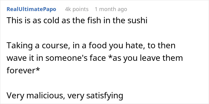 &ldquo;You&rsquo;d Finally See My Point&rdquo;: Wife Maliciously Complies With Husband&rsquo;s Sushi Demand