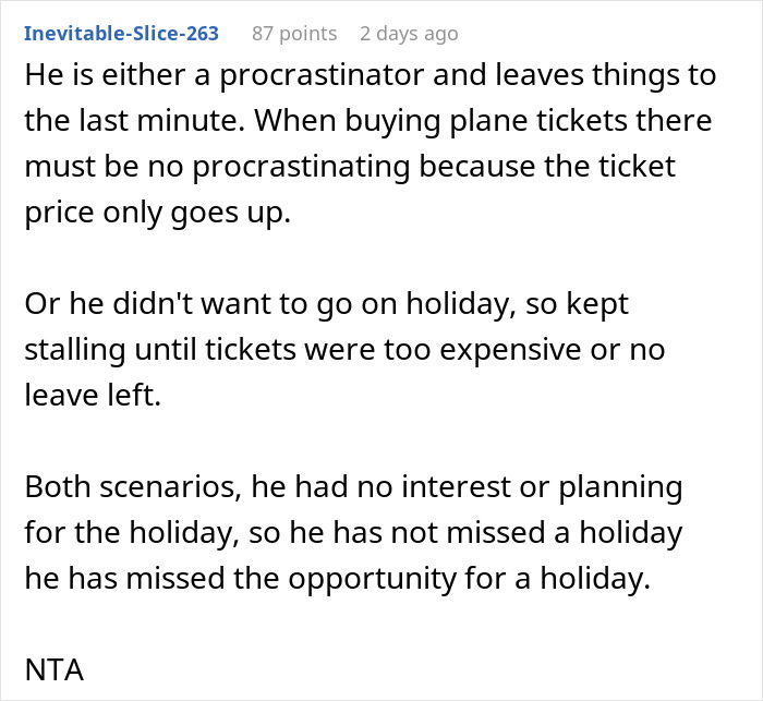 Guy Has One Job Before A Vacation With Wife, She Ditches Him When He Fails To Do It