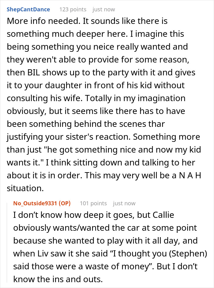Mom Refuses To Return Her Daughter&rsquo;s Birthday Gift Due To Own Sister&rsquo;s Whim, Gets Called A Jerk