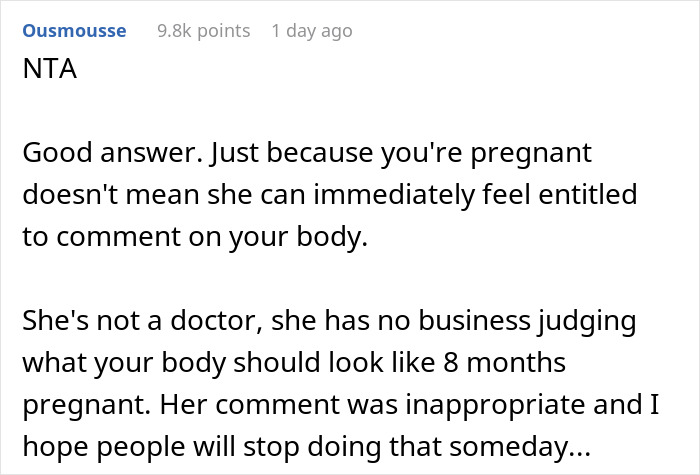 Woman Is Offended After She Is Hit Back With “You Too” After Calling A Pregnant Woman “Huge” Woman Is Offended After She Is Hit Back With “You Too” After Calling A Pregnant Woman “Huge”