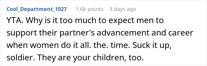 “Unfair Amount Of Duties”: Wife’s New Job Puts Strain On The Household “Unfair Amount Of Duties”: Wife’s New Job Puts Strain On The Household