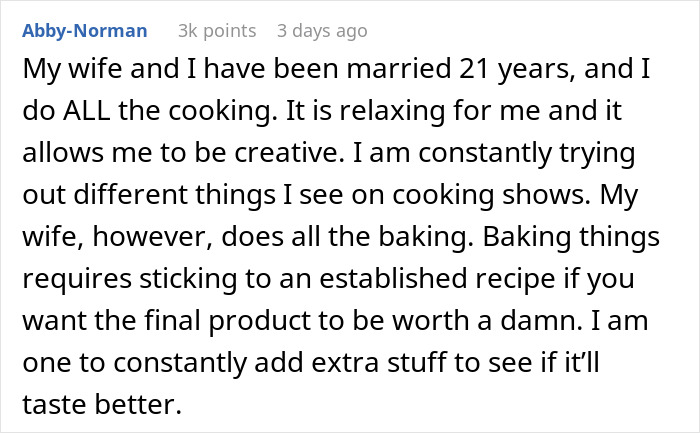 Woman Maliciously Complies With Her MIL And Chills With Men Instead Of Helping Out In The Kitchen