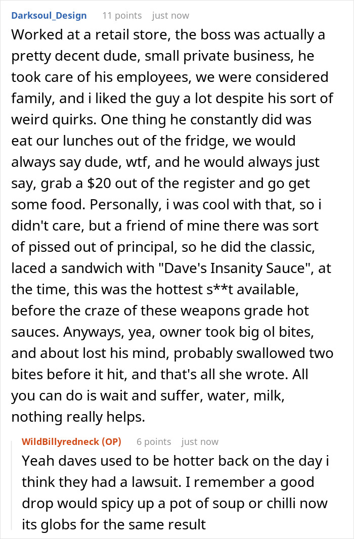 Lunch Thief Eats Laxative-Laced Food, Endures Digestive Distress And Legal Consequences