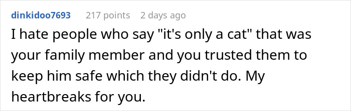 &ldquo;Oh Stop&hellip; It&rsquo;s Just A Cat&rdquo;: Woman Bans Parents From Grandkids Following Tragic Pet Incident