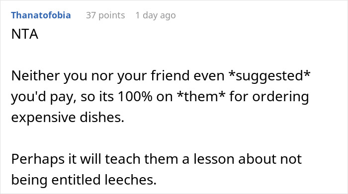 Man Refuses To Pay $825 Bill After Friend&rsquo;s Guests Go Crazy With Ordering