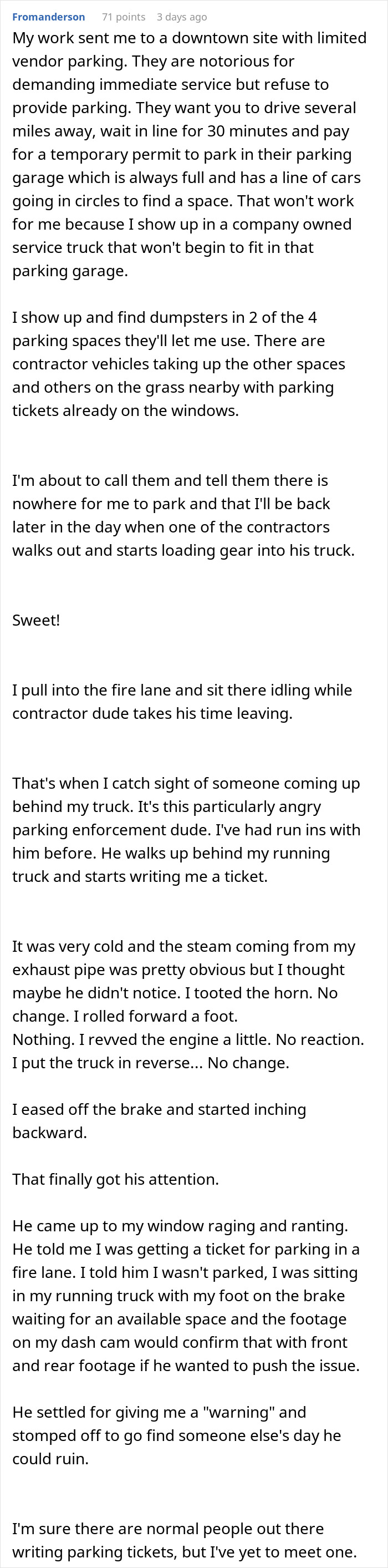 Woman Gets Parking Ticket Despite Paying For Spot, Uses The Same Backward Logic To Fight It
