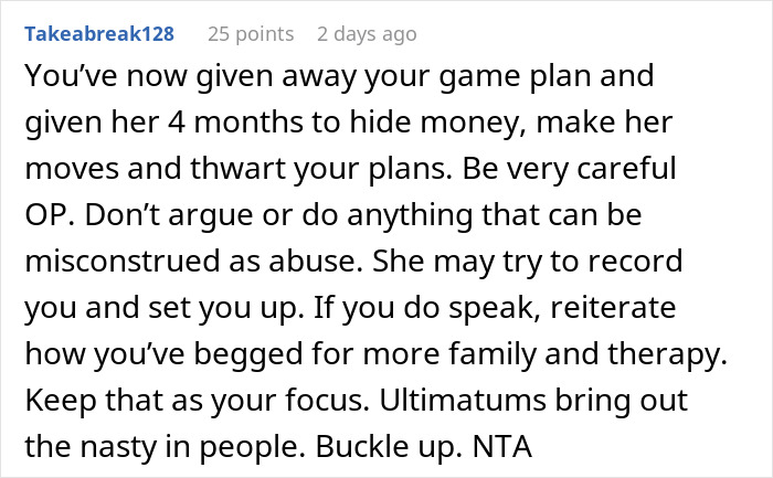 Husband "Blindsides" Wife With An Ultimatum After He Sees She Really Doesn't Care Husband "Blindsides" Wife With An Ultimatum After He Sees She Really Doesn't Care