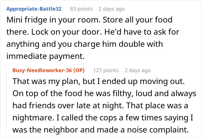 Guy Refuses To Stop Stealing Roommate's Food, Loses It When They Start 'Experimenting' With It Guy Refuses To Stop Stealing Roommate's Food, Loses It When They Start 'Experimenting' With It