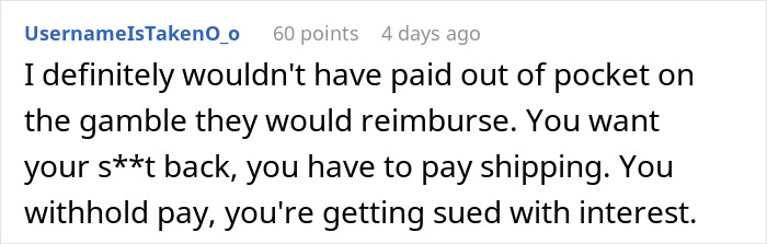 “Send My Laptop Back After A Layoff? OK”: Worker Maliciously Complies, Costing Company Hundreds “Send My Laptop Back After A Layoff? OK”: Worker Maliciously Complies, Costing Company Hundreds