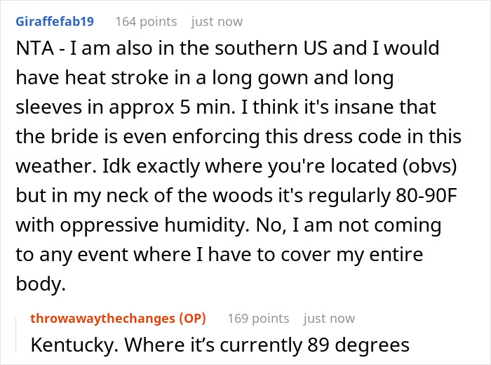 Pregnant Woman Opposes Wedding Dress Code for Her Health, Making Bride-To-Be Furious Pregnant Woman Opposes Wedding Dress Code for Her Health, Making Bride-To-Be Furious