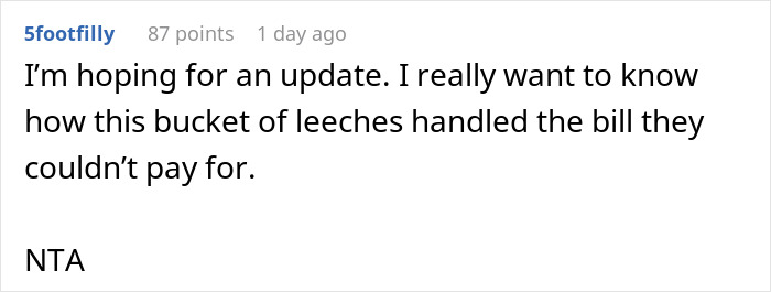 Man Refuses To Pay $825 Bill After Friend&rsquo;s Guests Go Crazy With Ordering