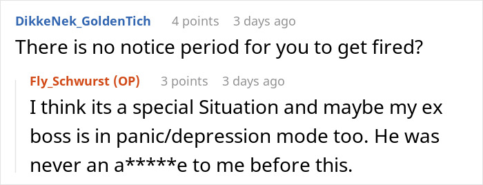 Boss Goes Over To Employee&rsquo;s House In The Early Morning, Unexpectedly Claims They&rsquo;re Sacked