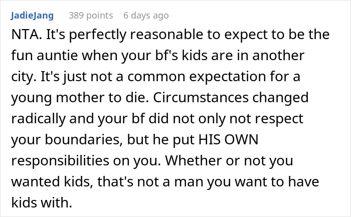 Woman Refuses To Be A Stepmother To Her BF's Kids After Their Mother Dies, Gets Told To 'Grow Up'