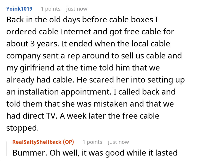Person Maliciously Complies With Company Claiming They Don’t Have Cable Person Maliciously Complies With Company Claiming They Don’t Have Cable