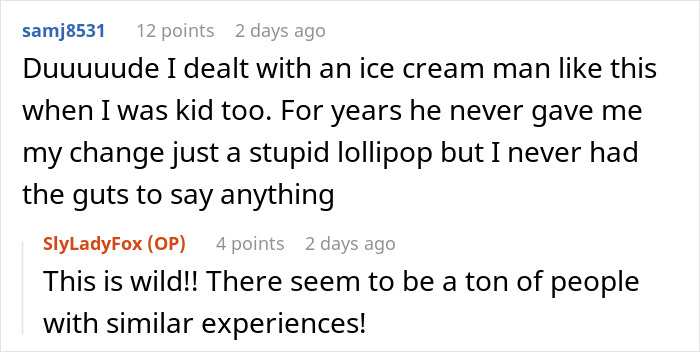 “Kiddo Returned A Little... Sad”: Ice Cream Man Scams Kid, Mom Gets Involved To Deliver Karma Cake “Kiddo Returned A Little... Sad”: Ice Cream Man Scams Kid, Mom Gets Involved To Deliver Karma Cake