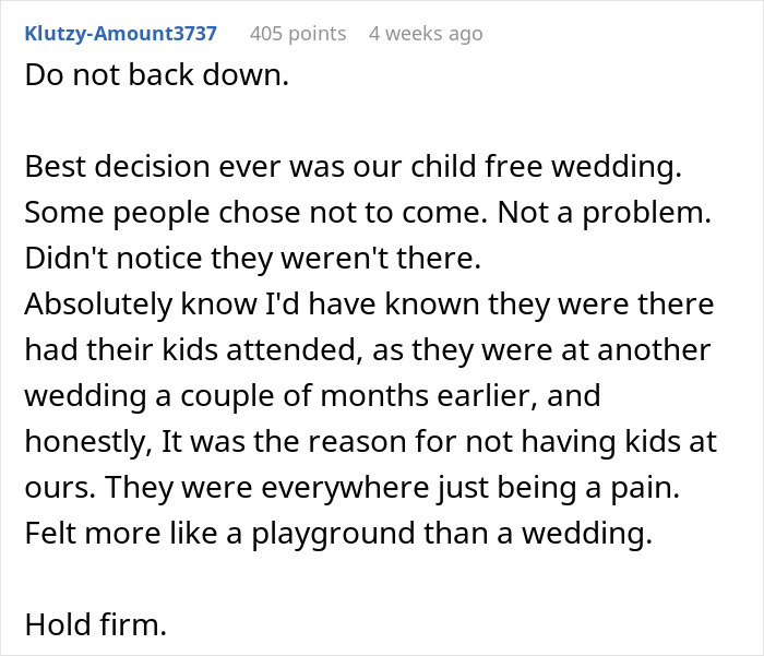 Groomsman Is Mad He Can't Bring His Baby Despite Bride Giving 2-Year Notice About Child-Free Wedding Groomsman Is Mad He Can't Bring His Baby Despite Bride Giving 2-Year Notice About Child-Free Wedding