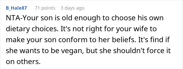 Mom Freaks Out After Finding Out Her Son Has Been Getting Non-Vegan Snacks From Dad