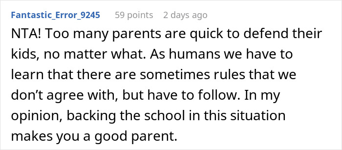 Parent Unwilling To Confront School For 'Dress Coding' Their Daughter, Gets Dubbed A Jerk Parent Unwilling To Confront School For 'Dress Coding' Their Daughter, Gets Dubbed A Jerk