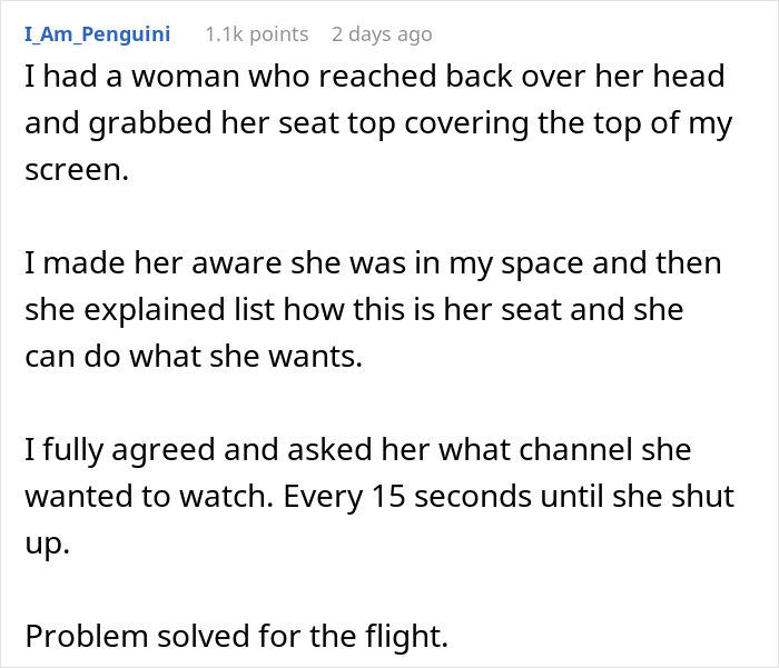 Petty Revenge: Guy Won't Stop Shaking Passenger's Seat In Front Of Him On Plane, Gets Nasty Surprise