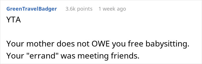 Grandma Refuses To Babysit For Free, Her Daughter Goes Online To Vent