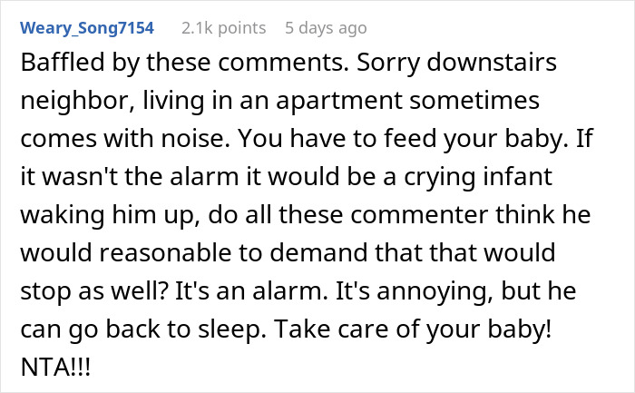 Mom Expects Compassion From A Neighbor Who Can&rsquo;t Sleep Because Of Her, Internet Is Divided