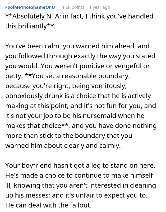 Woman Has Had Enough Of Her BF Repeatedly Drinking Too Much, She Leaves Him To Handle It Alone Woman Has Had Enough Of Her BF Repeatedly Drinking Too Much, She Leaves Him To Handle It Alone