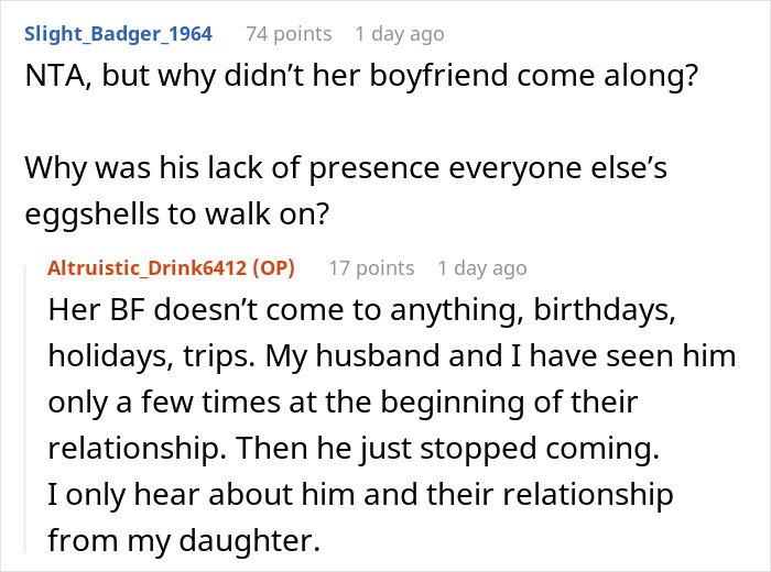 Daughter Stops Talking To Mom After She Shows No Empathy For Her Being Left Out On Family Vacation Daughter Stops Talking To Mom After She Shows No Empathy For Her Being Left Out On Family Vacation