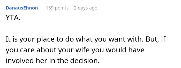 “Am I The Jerk For Selling Our House Without Informing My Wife?” “Am I The Jerk For Selling Our House Without Informing My Wife?”