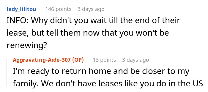 Woman Called Selfish For Wanting To Come Back To Her Own House After Renting It For 14 Years