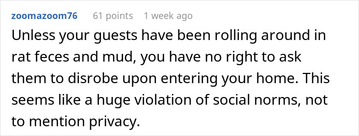 Man Can’t Accept That His One House Rule Is “Excessive And Unreasonable,” The Internet Disagrees