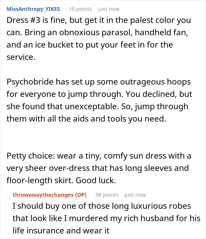 Pregnant Woman Opposes Wedding Dress Code for Her Health, Making Bride-To-Be Furious Pregnant Woman Opposes Wedding Dress Code for Her Health, Making Bride-To-Be Furious