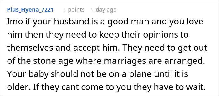 Woman Infuriates Her Parents By Not Going On A 10-Hour Flight So They Can See Their Grandbaby