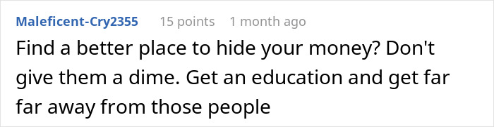 &ldquo;If I Didn&rsquo;t Agree, I Could Leave&rdquo;: Teen Moves Out After Parents Try To Claim Their Money