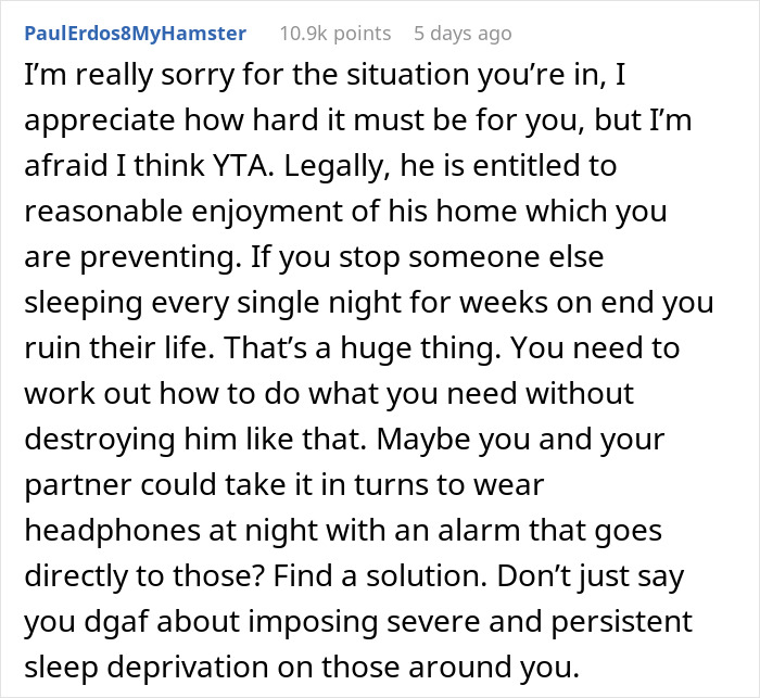 Mom Expects Compassion From A Neighbor Who Can&rsquo;t Sleep Because Of Her, Internet Is Divided