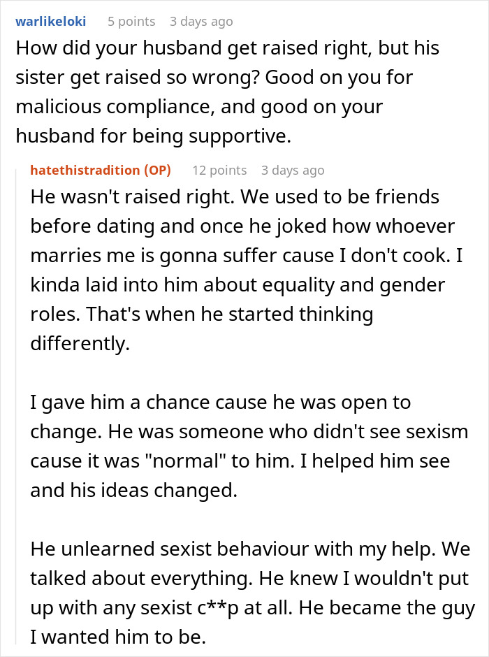 Woman Maliciously Complies With Her MIL And Chills With Men Instead Of Helping Out In The Kitchen