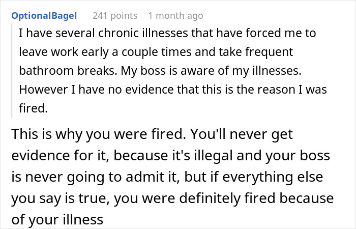 Woman Gets Fired From A Good Job With No Warning Or Reason, Netizens Say It&rsquo;s Because Of Her Illness